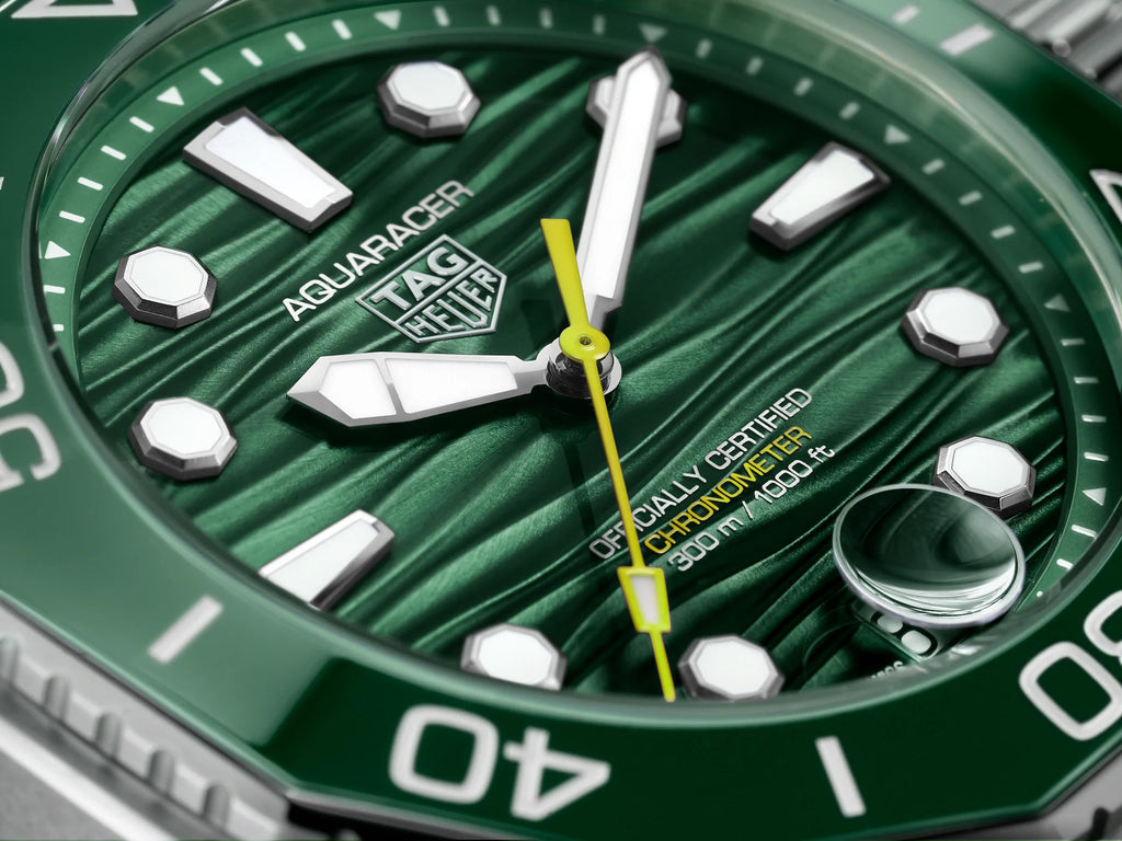 TAG Heuer Aquaracer Professional 300 Date Automatico Swiss Made Verde 42 mm – WBP5116.BA0013