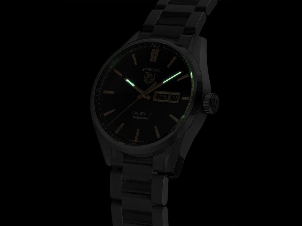 TAG Heuer Carrera – Automatico Swiss Made, Nero/Oro Rosa, 41mm – WAR201C.BA0723