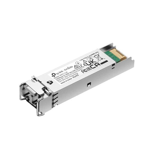 TP-Link - Omada Gigabit Multi-Mode SFP Module, 8-Pack, Multi-mode, MiniGBIC, LC Interface, Up to 550m(Fiber Type 50/125um)/275m(Fiber Type 62.5/125um) Distance [SM311LM(8-pack)]