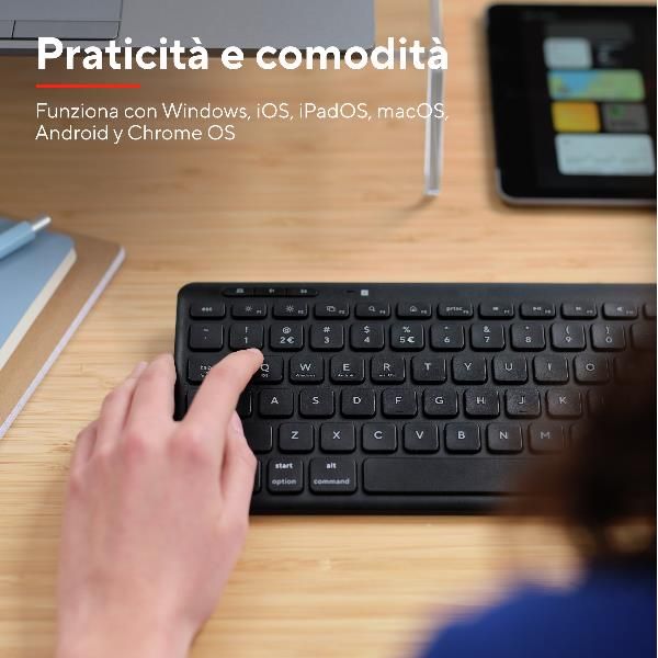 TRUST TASTIERA LYRA COMPACT WIRELESS IT [24708]