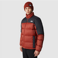 The North Face Piumino Diablo NF0A4M9JWEW Brandy Nero – Piumino uomo, imbottito, outdoor, antivento