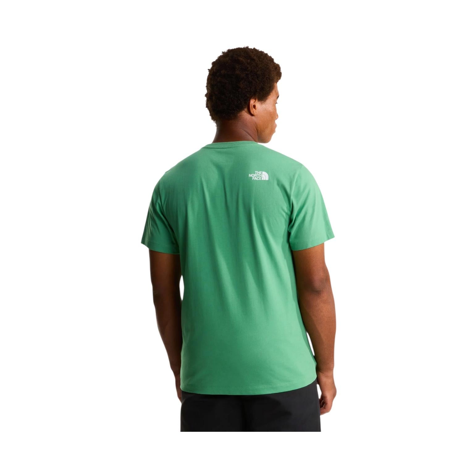 The North Face T-shirt Evolution Half Dome NF0A8B6JG57 Verde Uomo