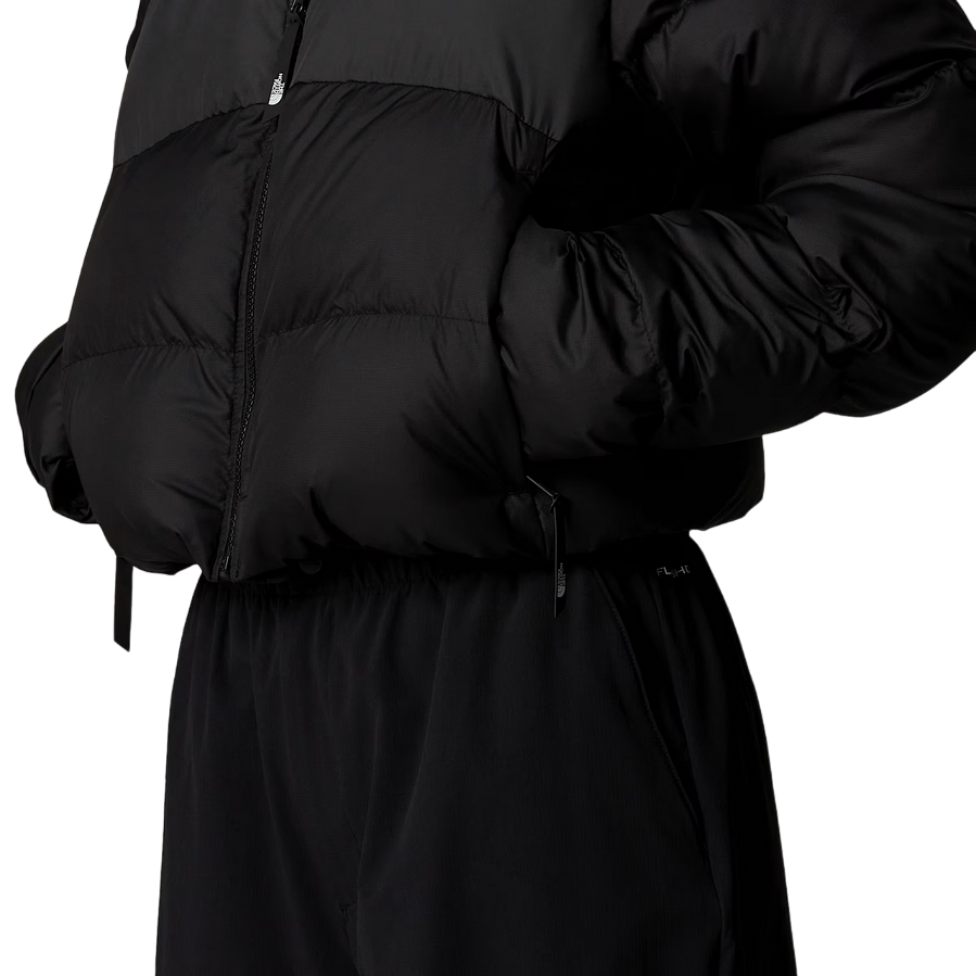 The North Face Piumino Corto Donna Saikuru  NF0A89JCKT0 Nero - Riciclato Caldo Leggero
