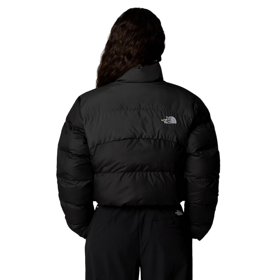 The North Face Piumino Corto Donna Saikuru  NF0A89JCKT0 Nero - Riciclato Caldo Leggero
