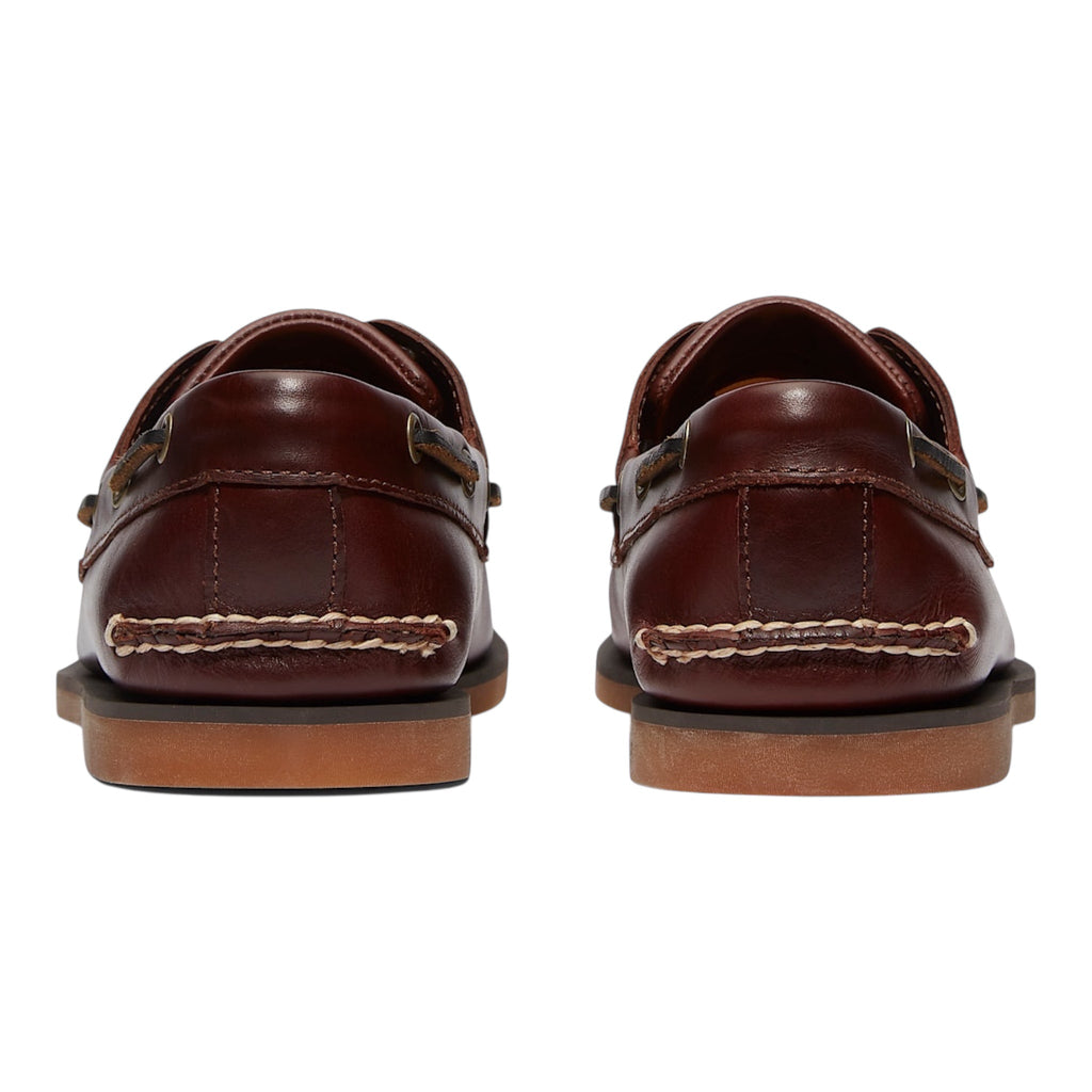 Timberland Scarpa Barca Uomo Classic 2-Eye TB025077214 Marrone Coccodrillo