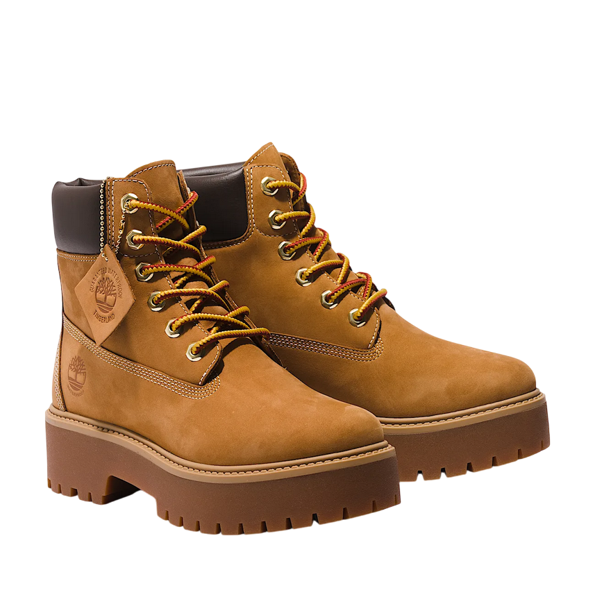 Timberland Stone Street 6-Inch TB1A5RJD231 Giallo Wheat Stivale Donna Impermeabile