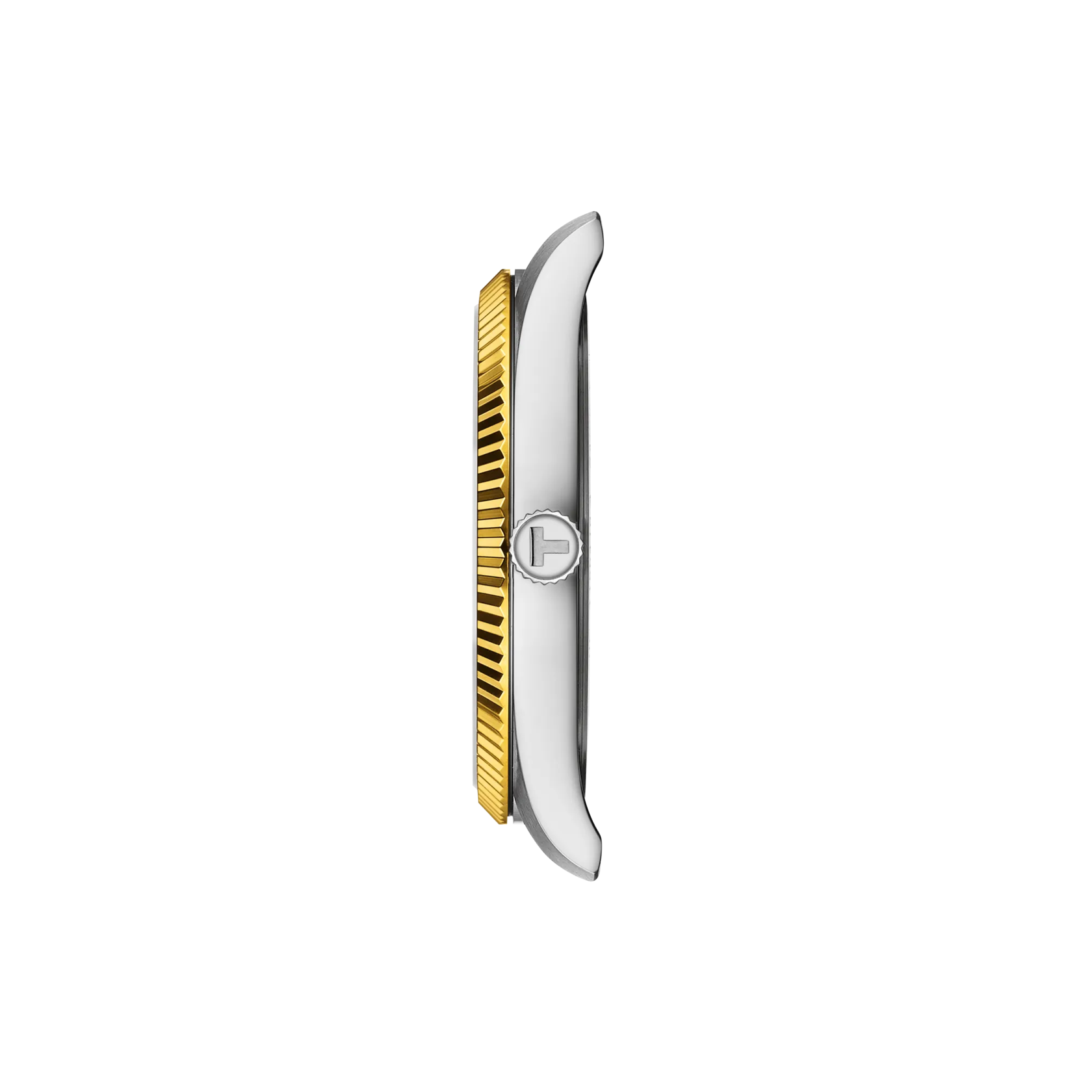 Tissot Ballade 40mm –  Bianco solei con cinturino in acciaio silver e oro | T156.410.22.031.00