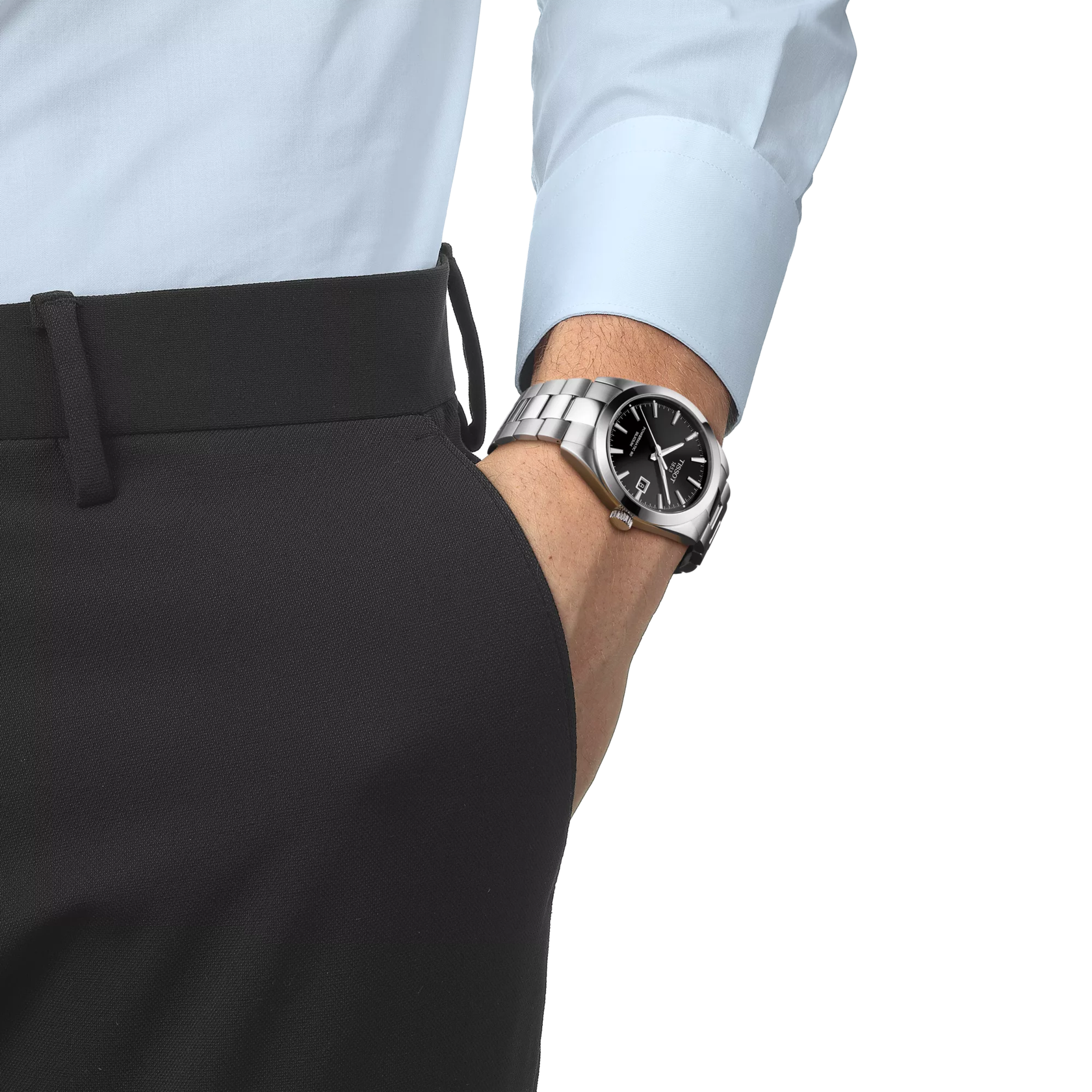 Tissot Gentleman Powermatic 80 Silicium – Automatico Swiss Made, nero, 40mm – T127.407.11.051.00