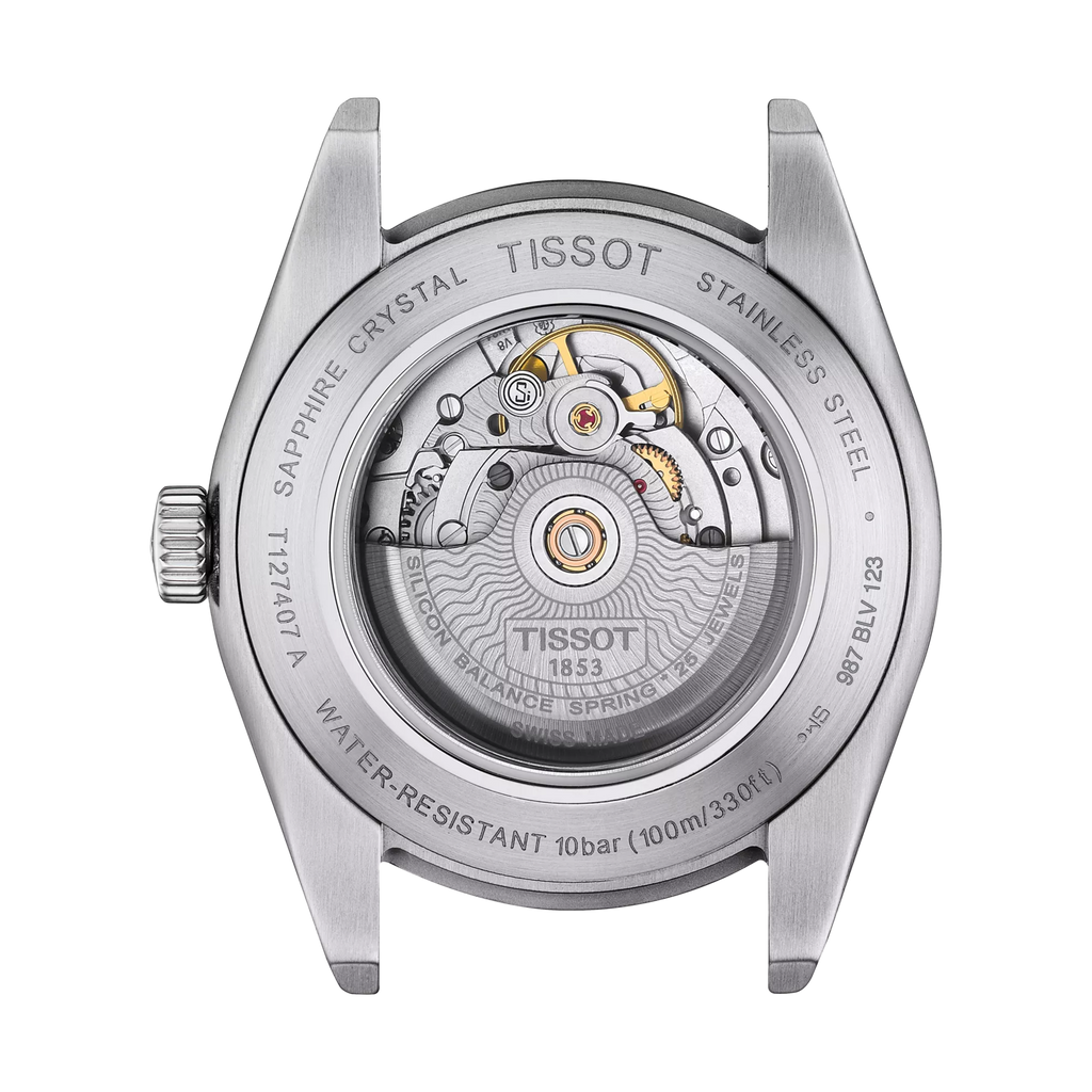 Tissot Gentleman Powermatic 80 Silicium Automatico Swiss Made Azzurro 40mm T127.407.11.351.00