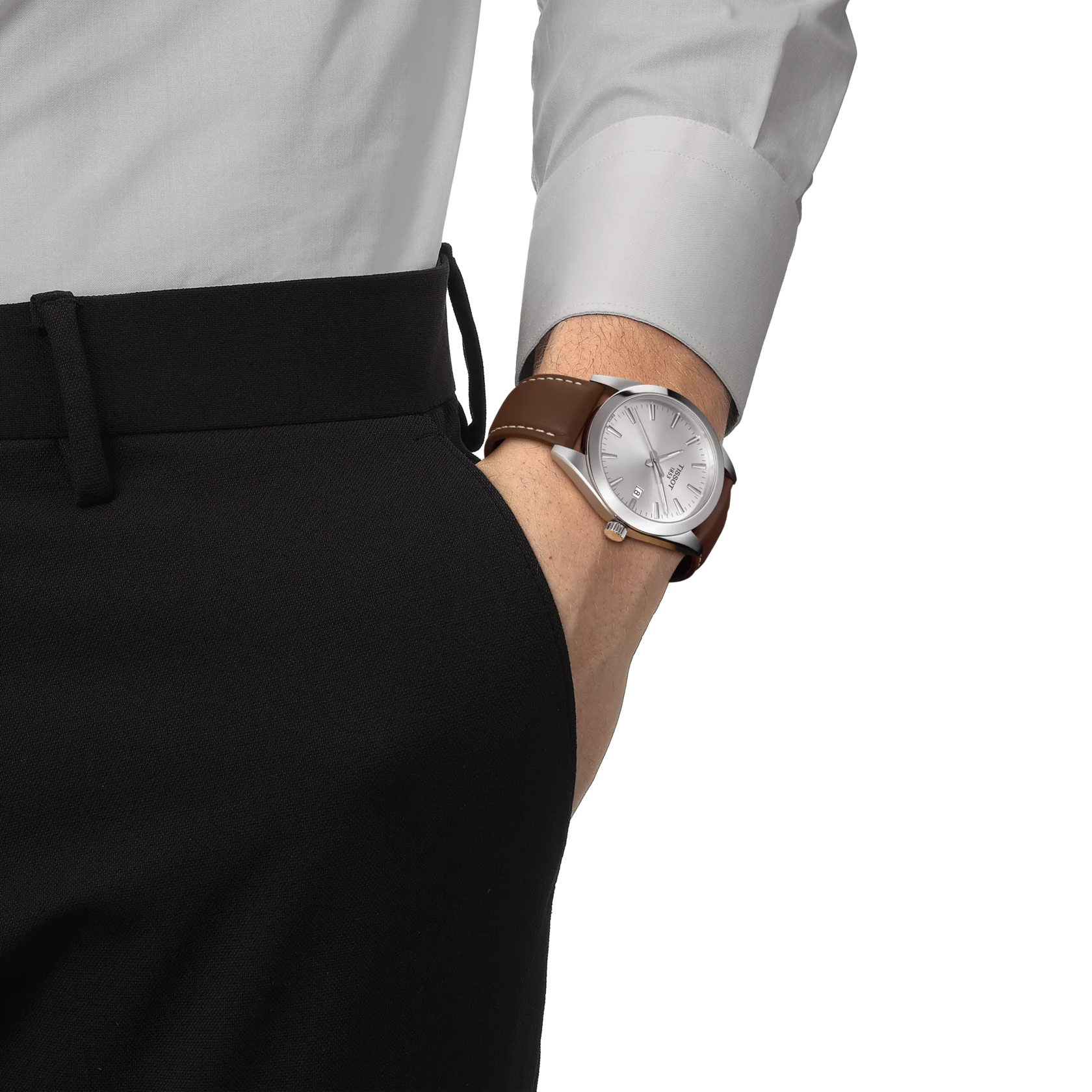Tissot Gentleman Automatic Swiss Made Silver 40mm – Codice T127.407.16.031.00