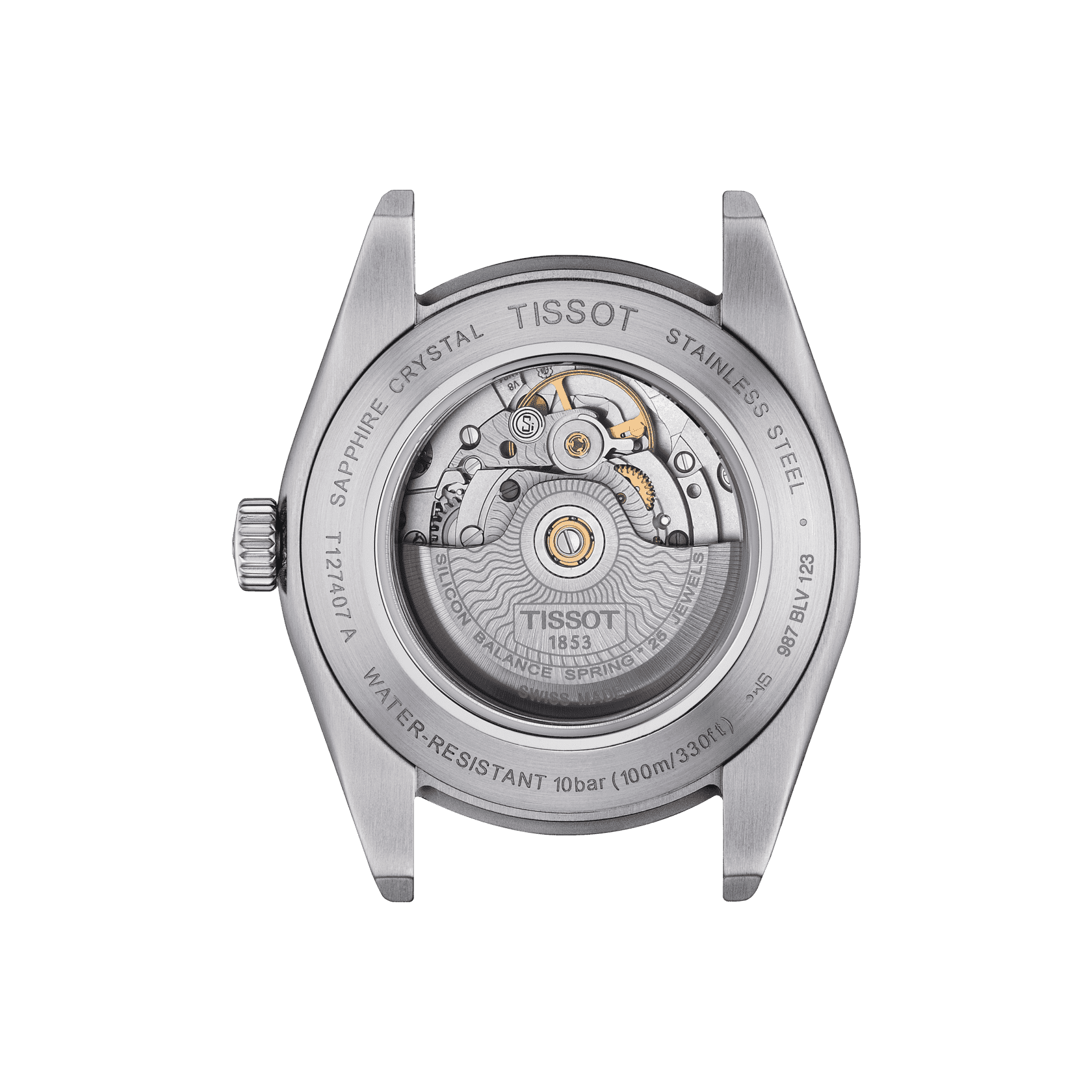 Tissot Gentleman Automatic Swiss Made Nero 40mm – Codice T127.407.16.051.01