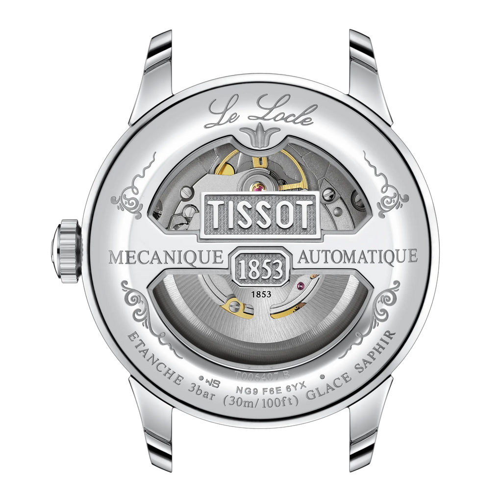 Tissot Le Locle Powermatic 80 – Automatico Swiss Made, argento, 39.3mm – Cod. T006.407.11.033.00