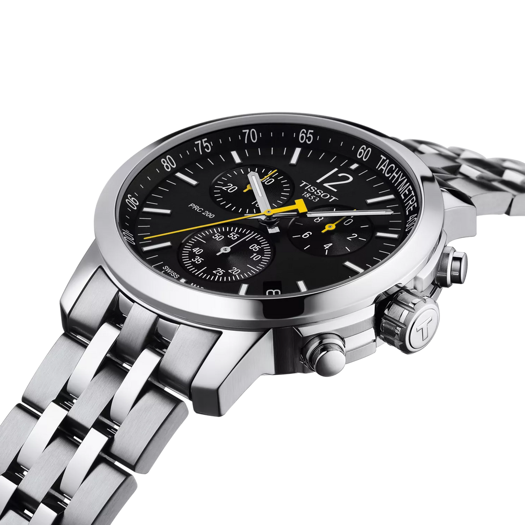 Tissot PRC 200 – Chronograph Quartz Swiss Made, Black Dial, 43mm – T114.417.11.057.00
