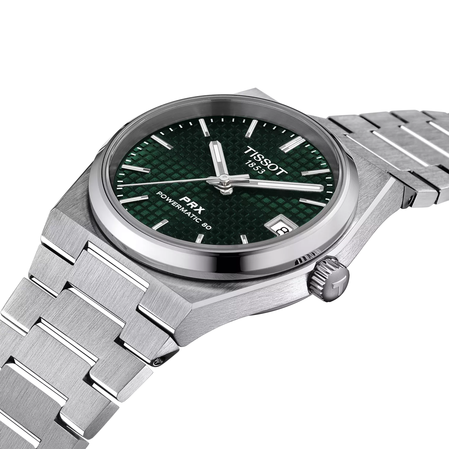 Tissot PRX 35mm – Orologio Automatico Swiss Made, Quadrante Verde, Acciaio, Ref. T137.207.11.091.00