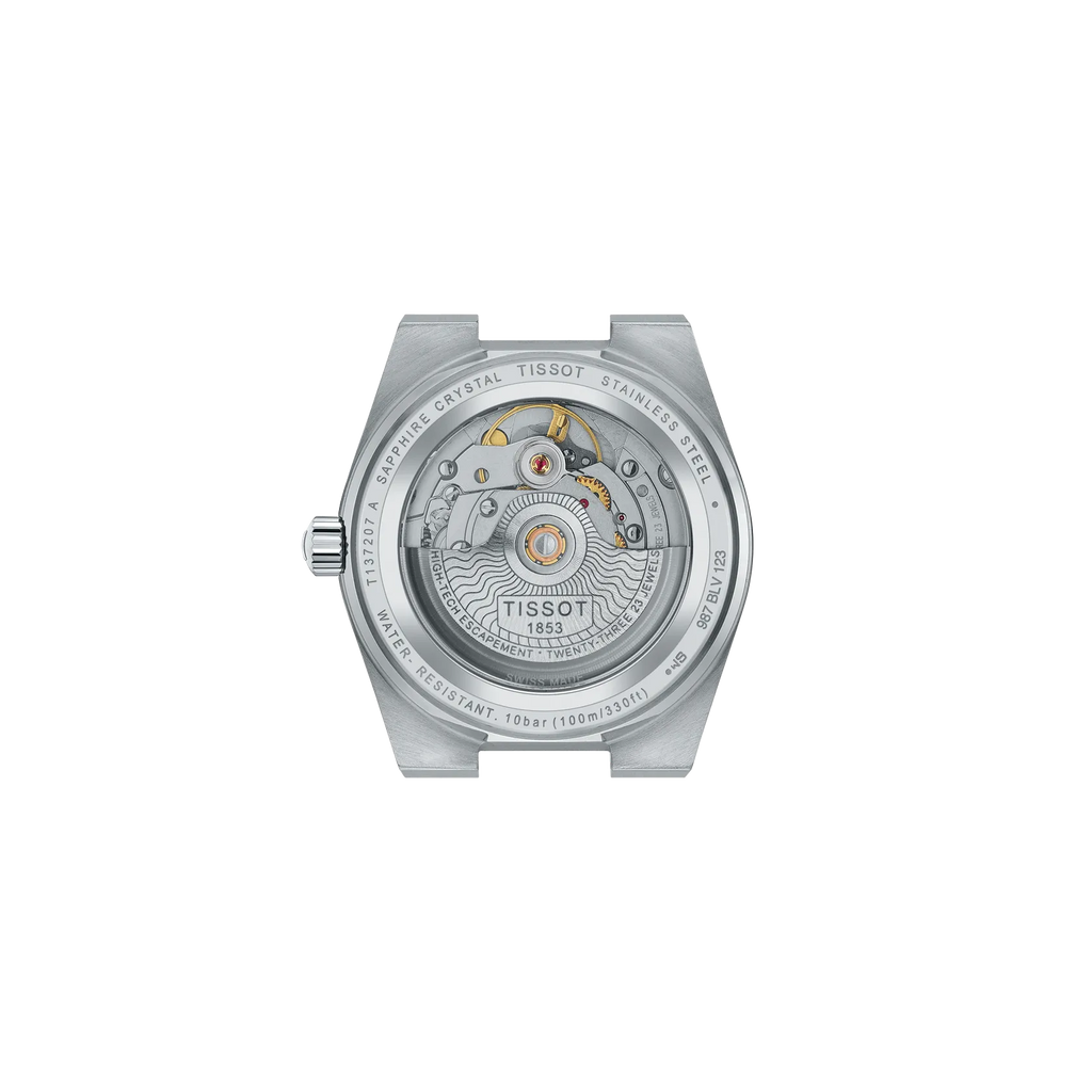Tissot PRX 35mm – Orologio Automatico Swiss Made, Quadrante Nero, Acciaio, Ref. T137.207.11.051.00