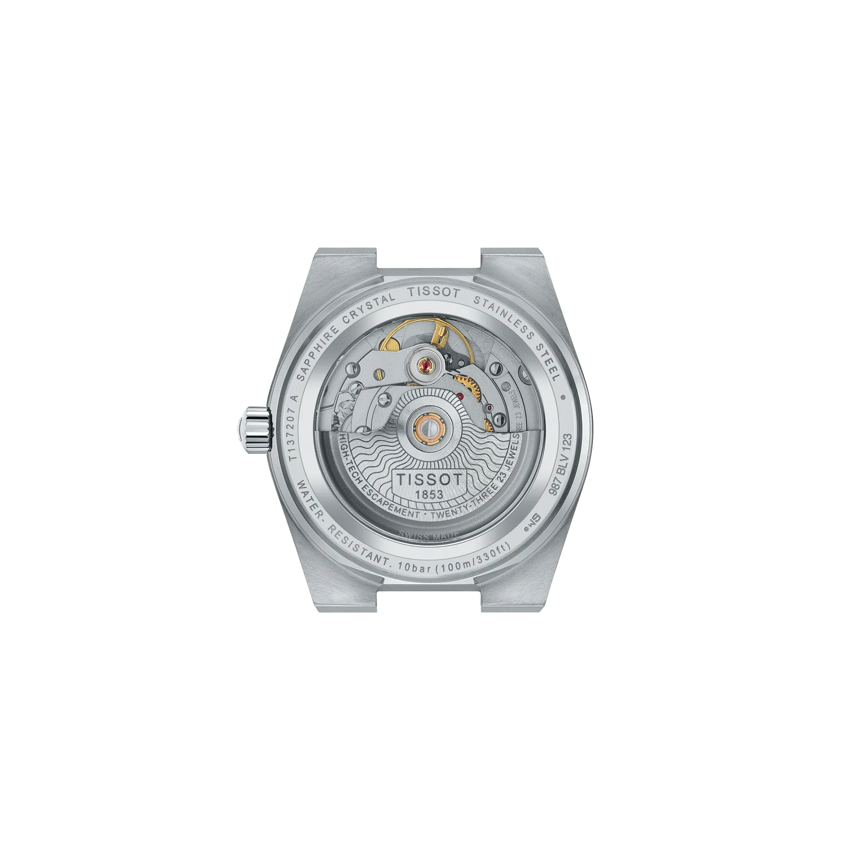 Tissot PRX 35mm – Orologio Automatico Swiss Made, Quadrante Nero, Acciaio, Ref. T137.207.11.051.00