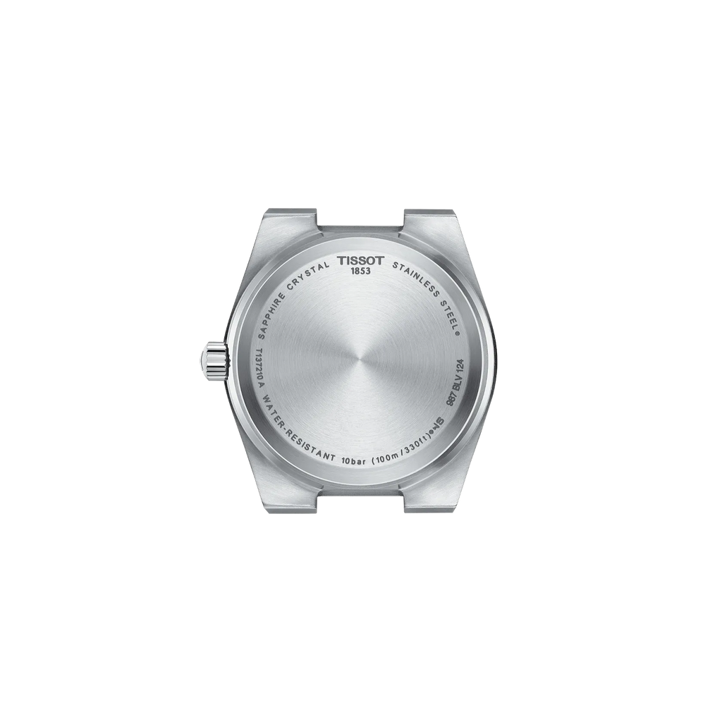 Tissot PRX 35mm – Orologio Quarzo Swiss Made, Quadrante Azzurro Ghiaccio, Acciaio, Ref. T137.210.11.351.00