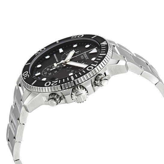 Tissot Seastar 1000 Chronograph – Quarzo Swiss Made, Nero, 45,5mm – T120.417.11.051.00