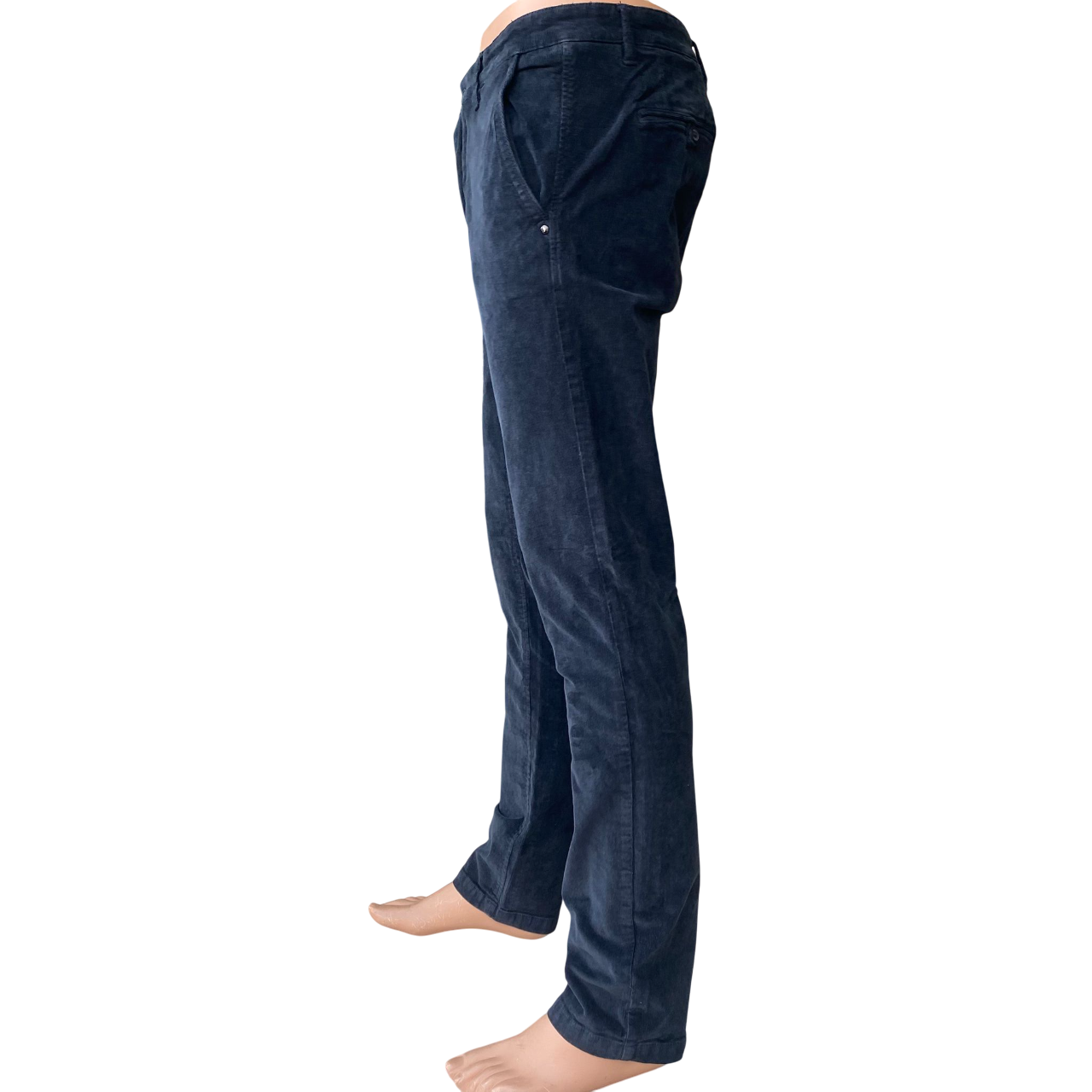 Trez Pantalone Uomo Velluto Millerighe M49592 238 PROT-CORD Blu – elegante, comfort, moda uomo