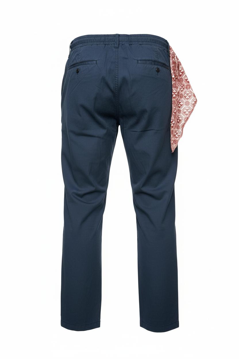 Trez pantalone uomo PIZZZICOB-WEKST M50176 841 blu