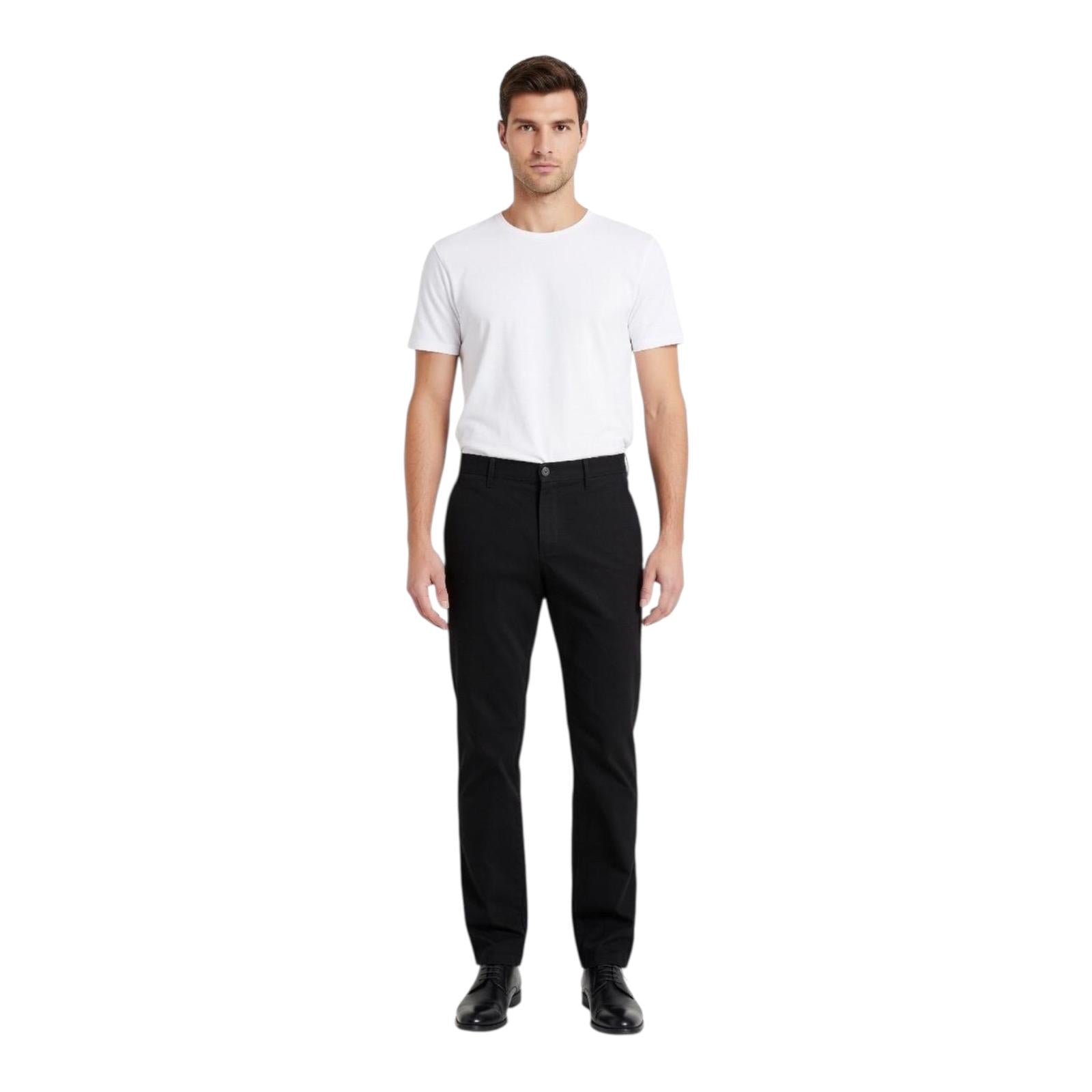 Trez uomo pantalone in cotone SONG6K-1035BST M50182 969 nero