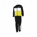 Puma Tuta sportiva da ragazzo Colorblock 847604 01 nero giallo limone