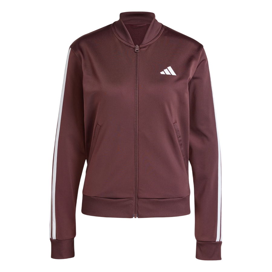 Adidas Tuta Donna Track Essentials 3-Stripes JD2683 Rubino