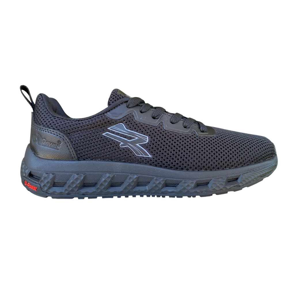 U.Power scarpa sneakers antiscivolo da uomo Aaron US20229 nero