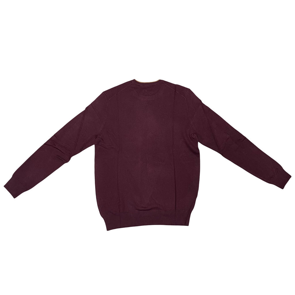 US Polo Assn Maglia Girocollo Misto Lana e Viscosa US42173007 159 Bordeaux – Comfort Classico, Stile Versatile e Qualità Tradizionale