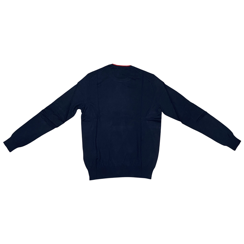US Polo Assn Maglia Girocollo Misto Lana e Viscosa US42173007 179 Blu – Comfort Classico, Stile Versatile e Qualità Tradizionale