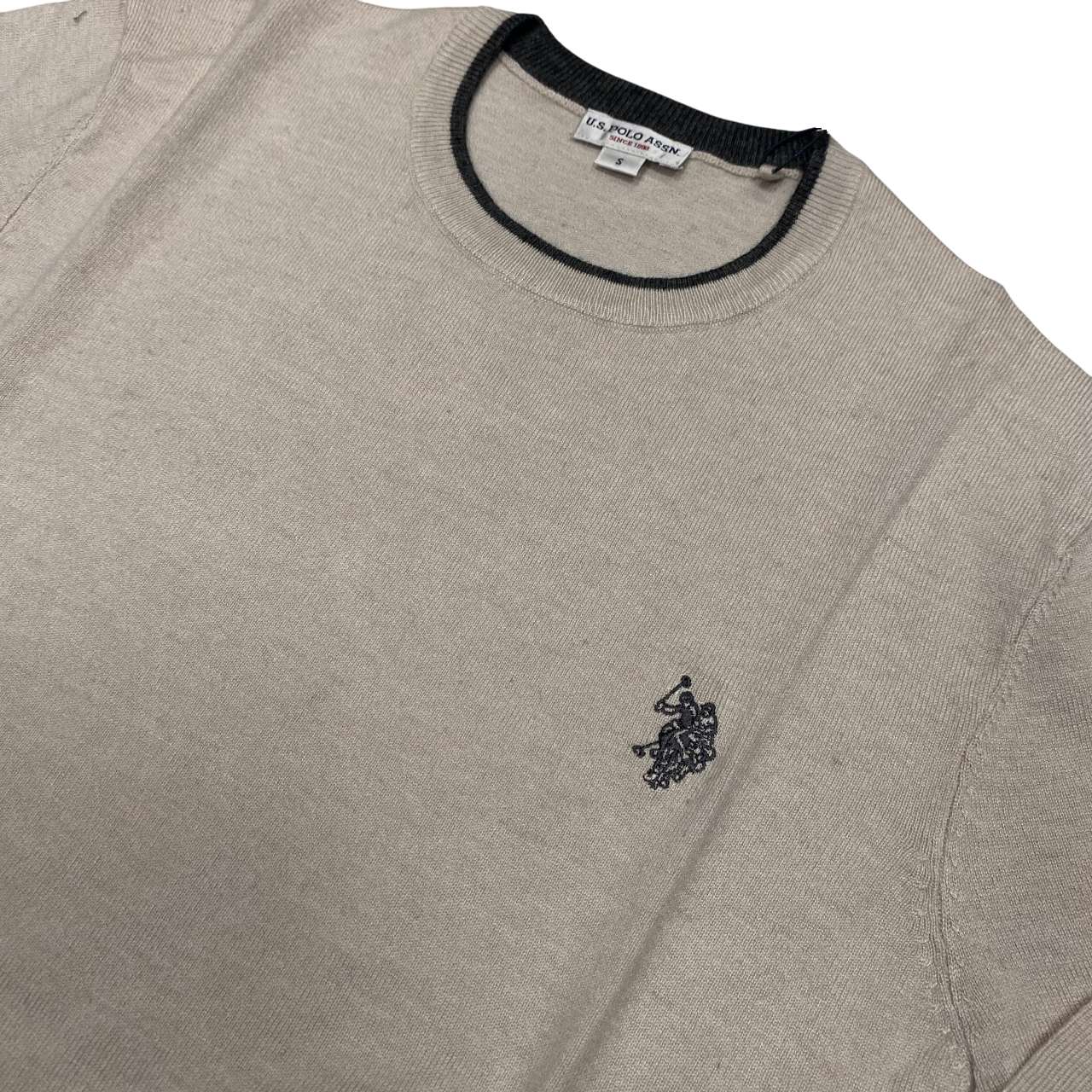 US Polo Assn Maglia Girocollo Misto Lana e Viscosa US42173007 208 grigio – Comfort Classico, Stile Versatile e Qualità Tradizionale