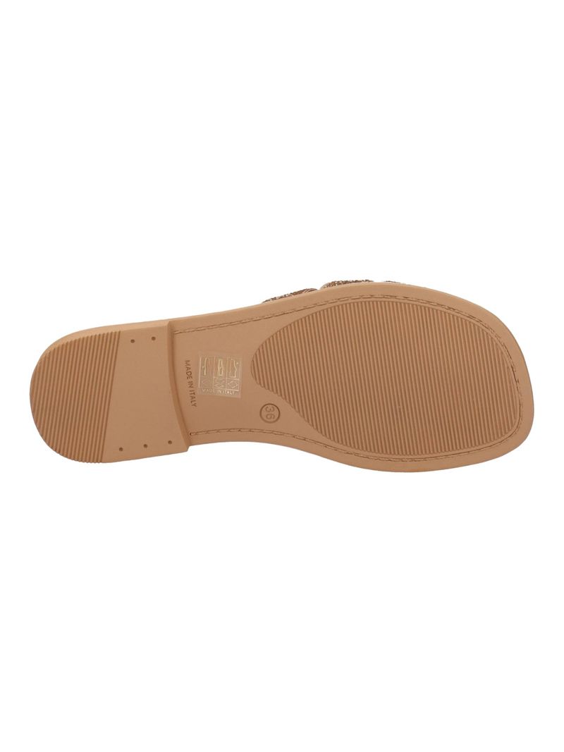 Valleverde Ciabatta Donna Bronzo Brillante Slip-On Leggera - 32032