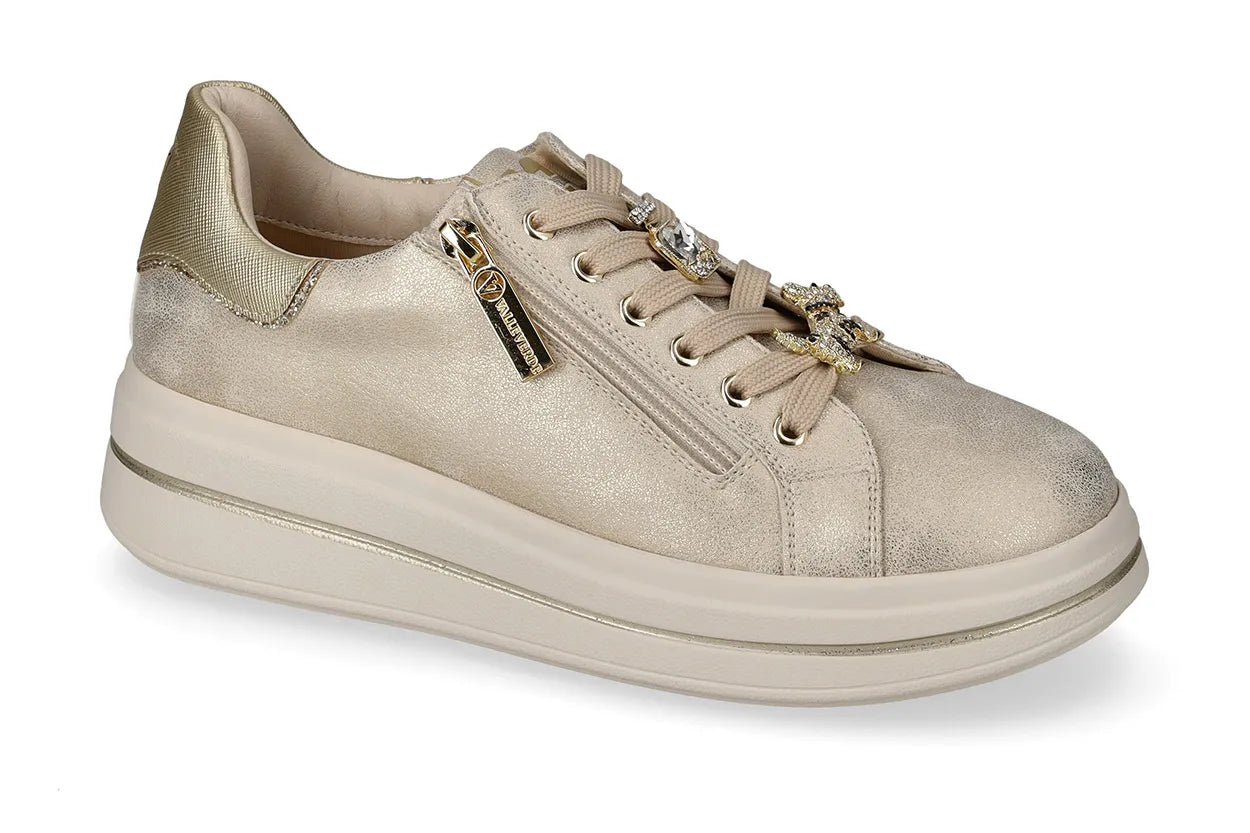 Valleverde Sneakers Lifestyle Donna Zeppa Gold – 35492B