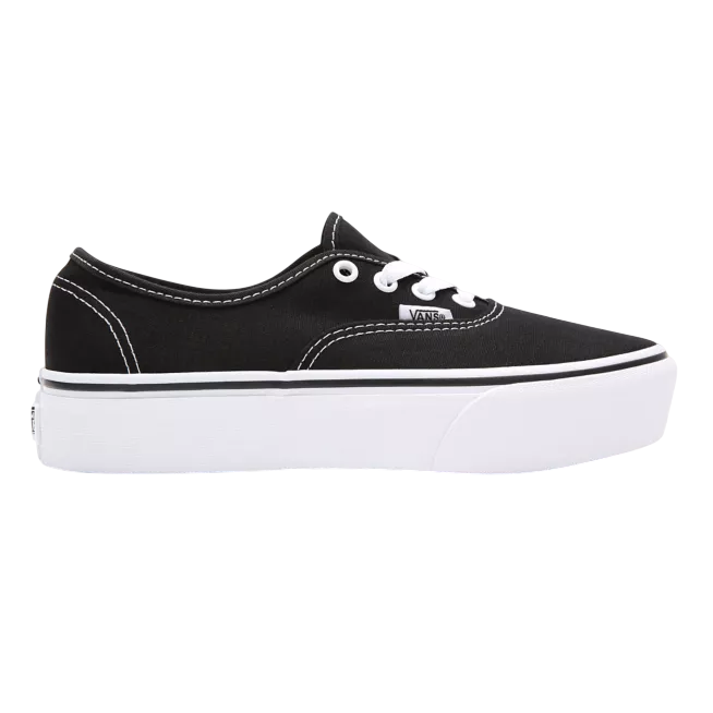 Vans Authentic Platform Donna Tela VN0A3AV8BLK | Sneakers nera