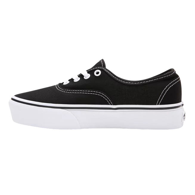 Vans Authentic Platform Donna Tela VN0A3AV8BLK | Sneakers nera