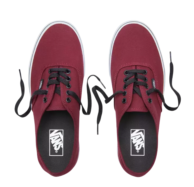 Vans Authentic Unisex Tela VN000QER5U8 | Sneakers Bordò e Nera