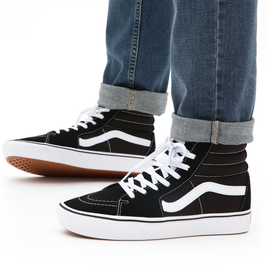 Vans ComfyCush SK8-Hi VN0A3WMBVNE1 Lifestyle Sneakers Unisex Nero Bianco