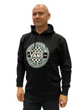 Vans Felpa Cappuccio Circled Checker Po VN0A7S8BBLK Nero Uomo