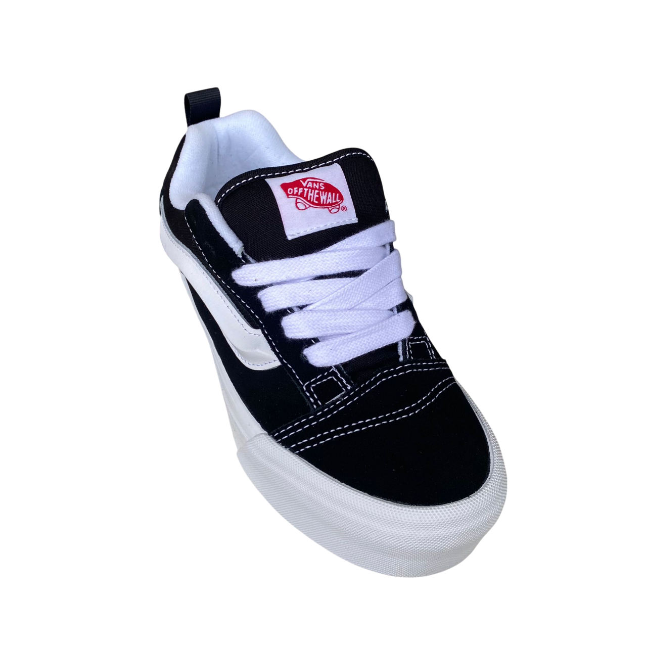 Vans Knu Stack Donna VN000CP66BT1 | Sneakers Zeppa Nero-Bianco