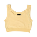 XT Studio canotta top da donna in cotone. Colore vaniglia