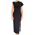 Yes Zee Abito Lungo Nero Donna 1432A037