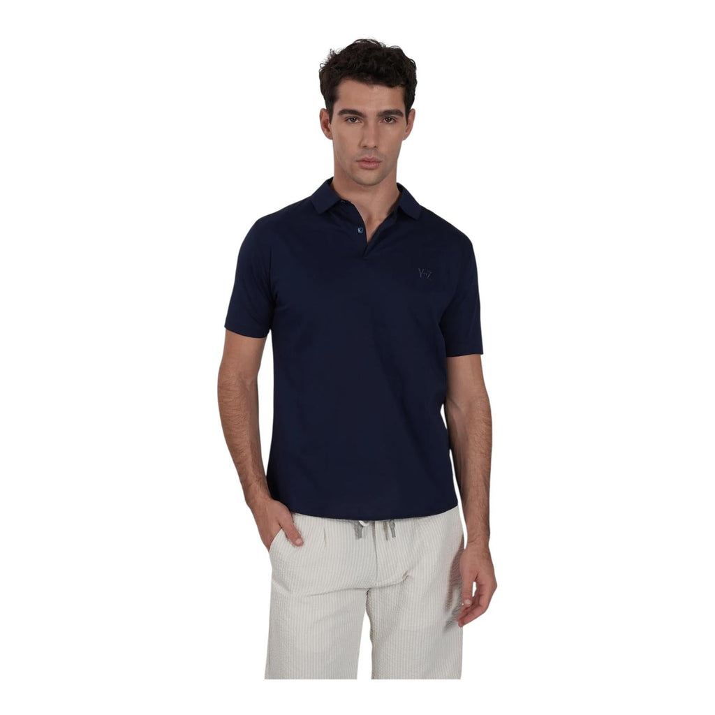 Yes Zee Polo manica corta da uomo 0437 T719 MH00 0910 0710 Blu