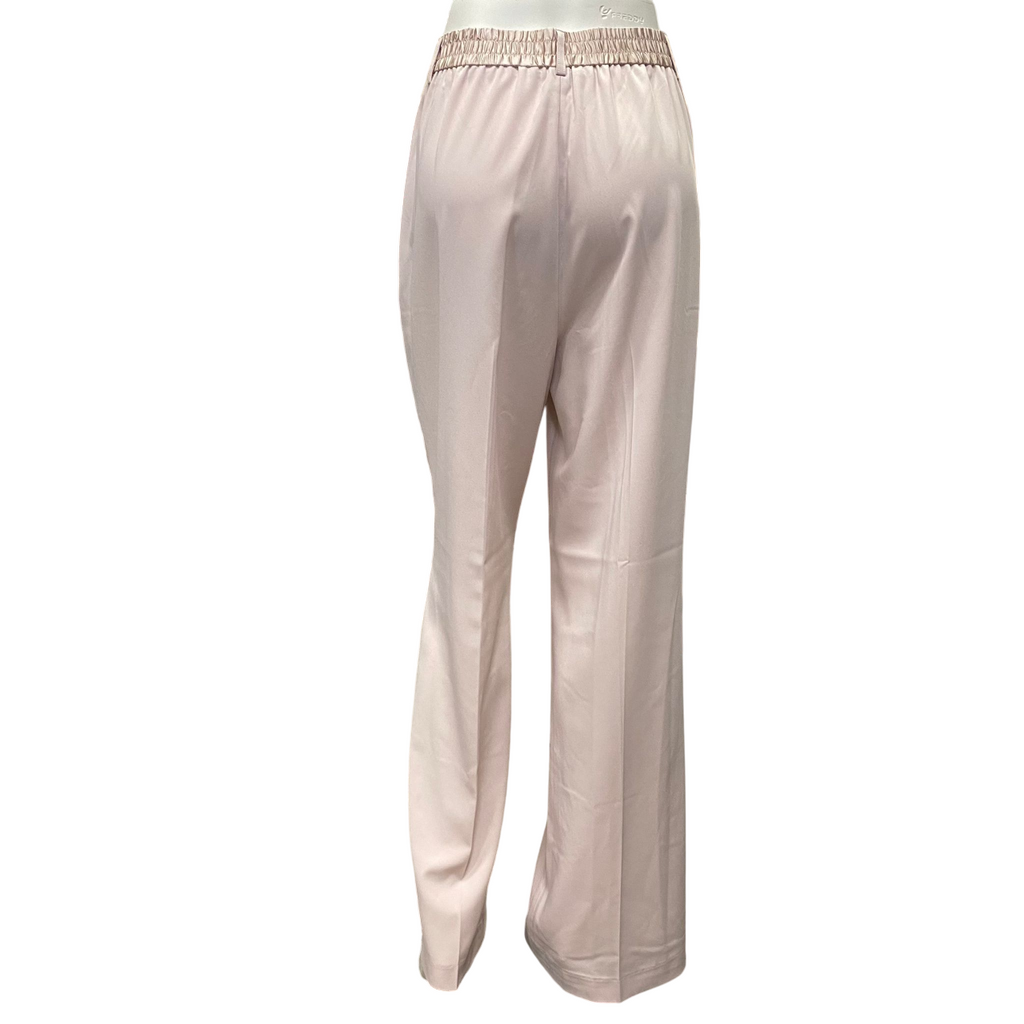 Yes Zee pantalone chinos da donna con elastico vita dietro 1406 P385/KE00 0442 rosa