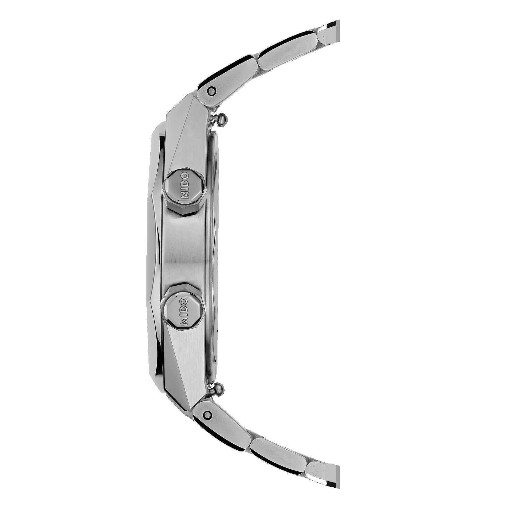 Mido orologio Multifort 8 Two Crowns 38.4 x 40mm grigio automatico acciaio M047.507.11.081.00