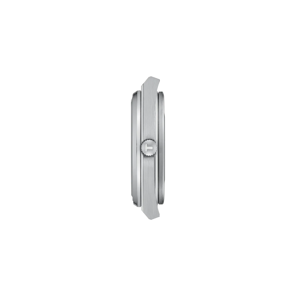 Tissot PRX 40mm Quartz Swiss Made T137.410.17.011.00 Orologio Uomo Quadrante Bianco Cinturino Gomma Bianca