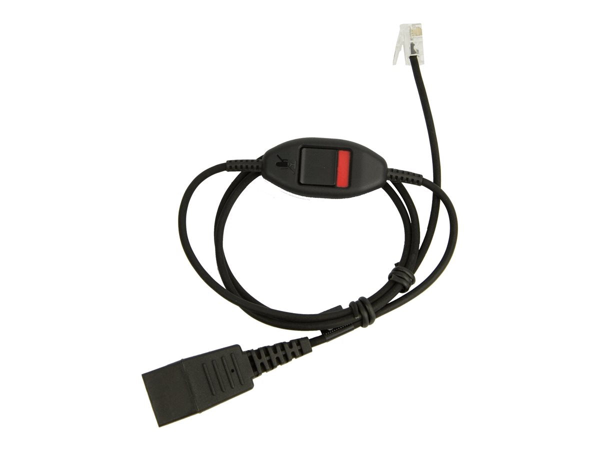 Jabra GN Cavo dritto QD 0,8 m QD a RJ9 funzioneMute [8800-01-20]