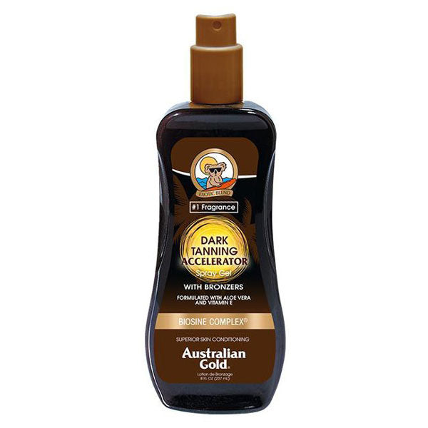 AUSTRALIAN GOLD ACCELERATOR SPRAY GEL DARK TANNING 237 ML