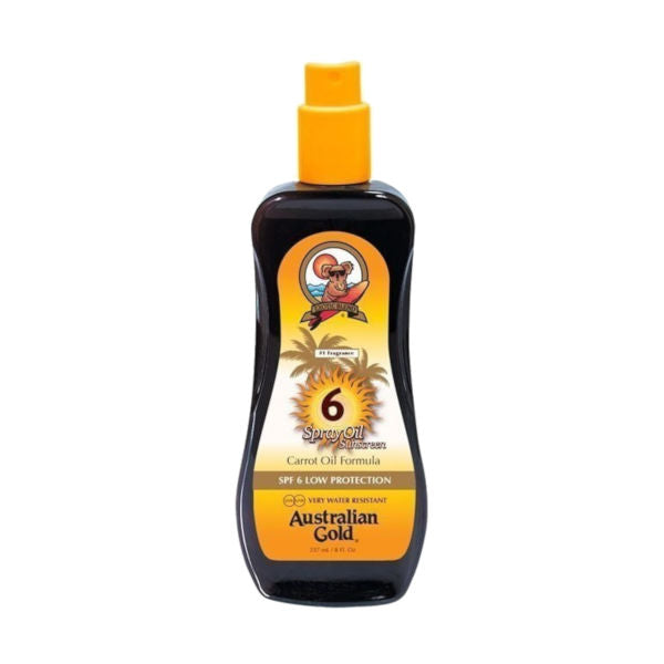 AUSTRALIAN GOLD SPRAY OIL SPF 6 LOW PROTECTION CARROT 237 ML