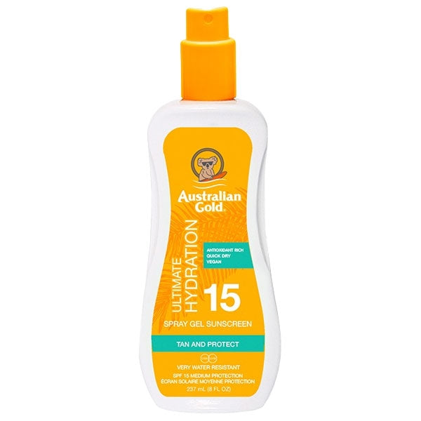 AUSTRALIAN GOLD ULTIMATE HYDRATION SPRAY GEL SPF 15 237 ML