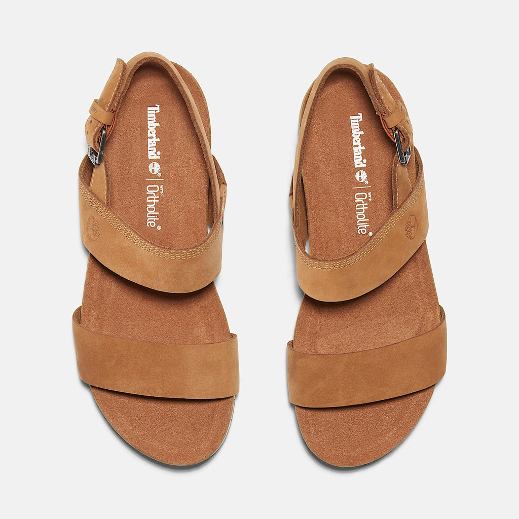 Timberland Sandalo Donna Malibu Waves TB0A1MQGF13 Marrone Pelle Premium